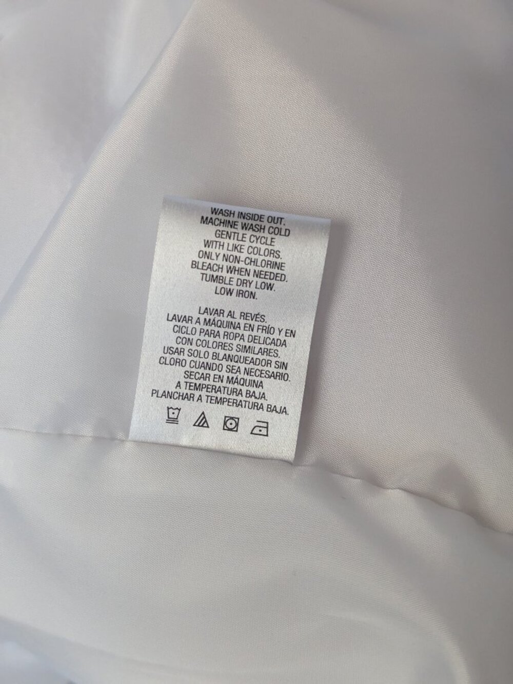 Metaphor White Textured Shift Dress Embroidered Patch Trim Boho Mod XS - Picture 7 of 8